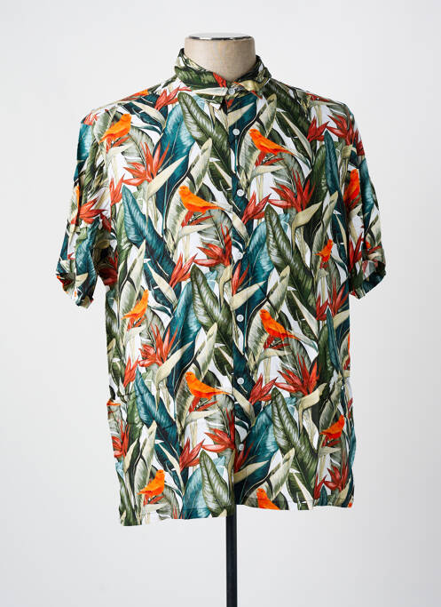Chemise manches courtes imprimé tie and dye vert LEE COOPER homme