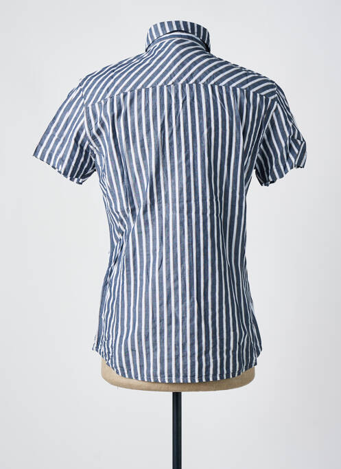 Chemise manches courtes bleu DEEP DENIM pour homme