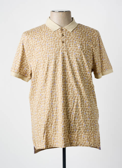 Polo beige LEE COOPER pour homme