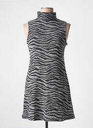 Robe courte sans manche sans manche gris DESIGUAL femme