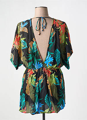 Robe de plage coupe cintrée noir DESIGUAL femme