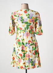 Robe courte jaune ORFEO pour femme seconde vue