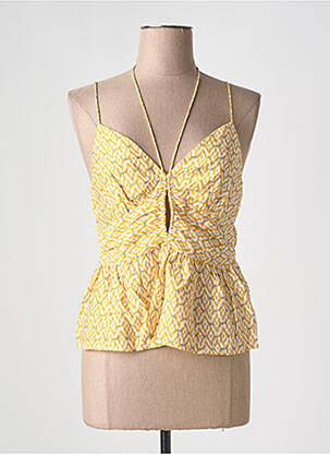 Top jaune THE KORNER pour femme