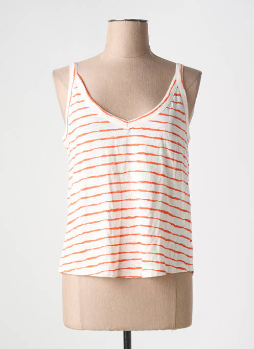 Débardeur orange LPB pour femme