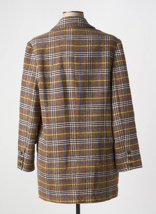 Manteau court marron SCHOOL RAG pour femme