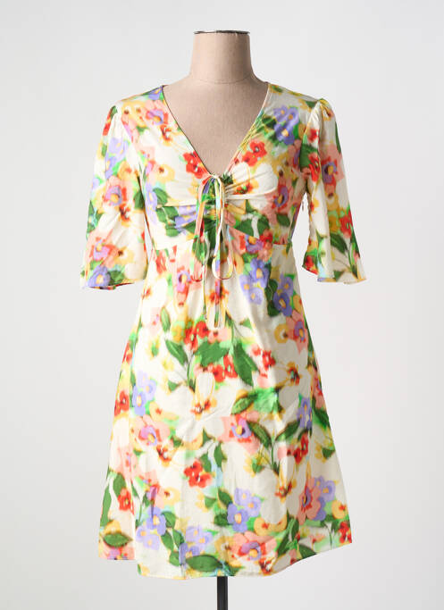 Robe courte jaune ORFEO pour femme