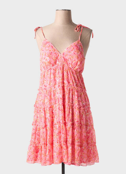 Robe courte rose LILI SIDONIO pour femme