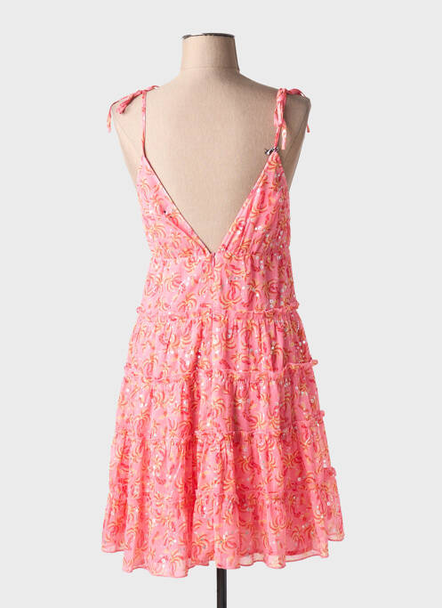 Robe courte rose LILI SIDONIO pour femme