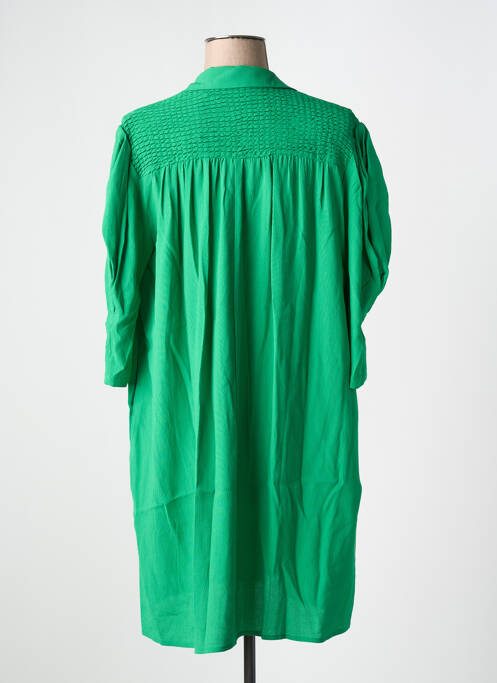 Robe courte vert ORFEO pour femme