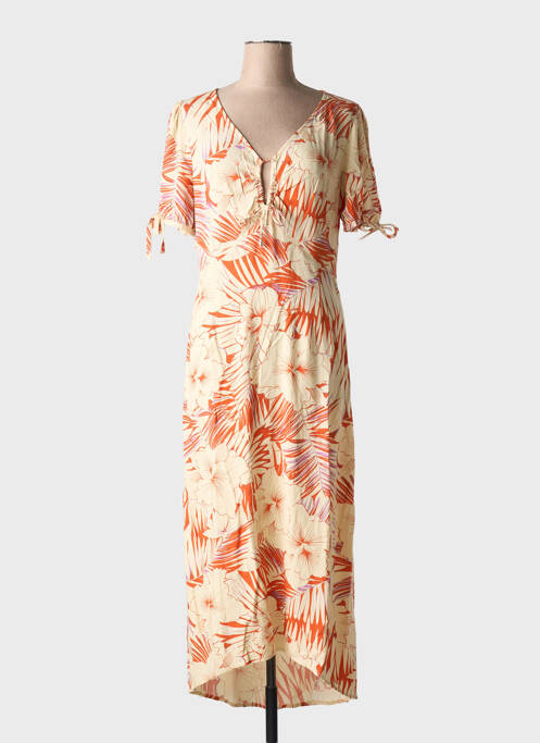 Robe longue orange LPB pour femme