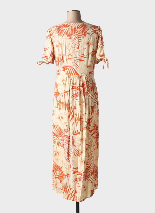 Robe longue orange LPB pour femme