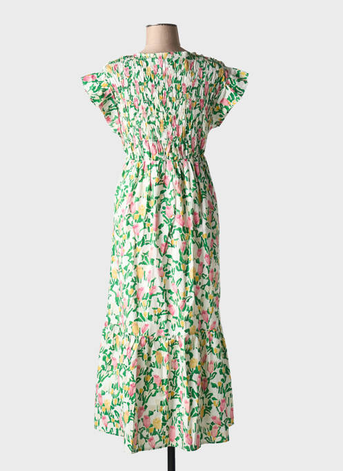 Robe longue vert THE KORNER pour femme