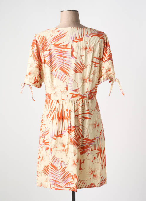 Robe mi-longue beige LPB pour femme