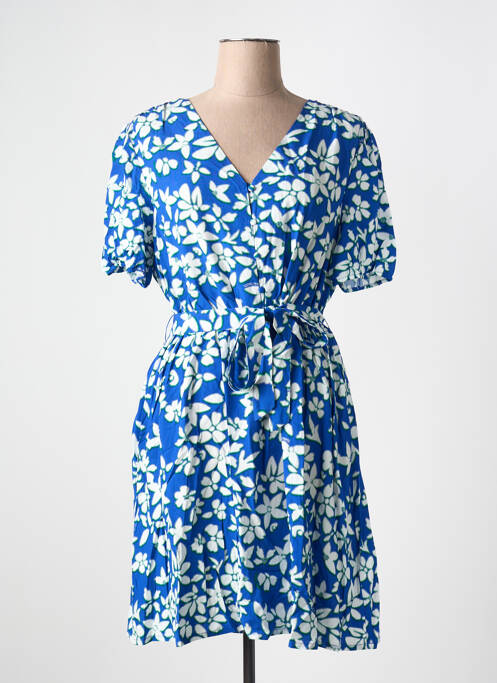 Robe mi-longue bleu TEDDY SMITH pour femme