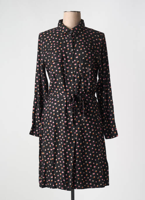 Robe mi-longue noir DIPLODOCUS pour femme