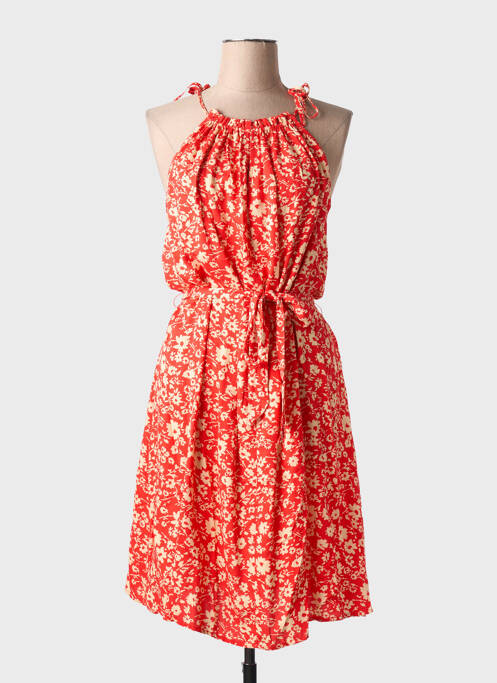 Robe mi-longue rouge FREEMAN T.PORTER pour femme