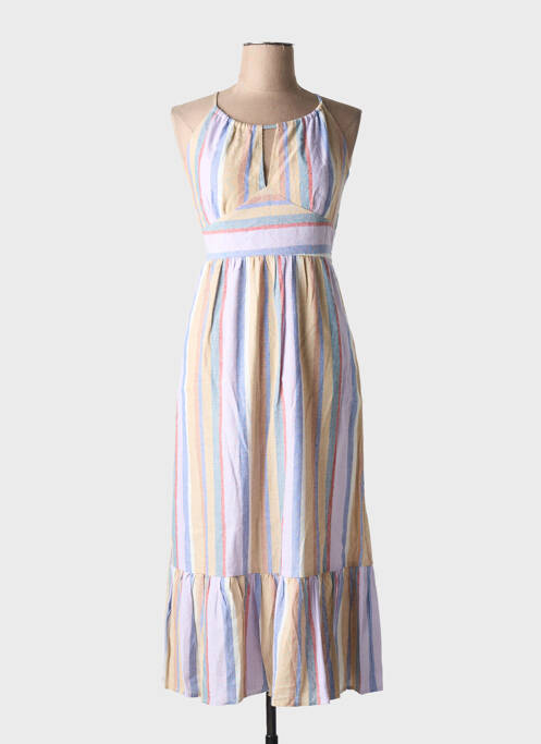 Robe mi-longue violet THE KORNER pour femme