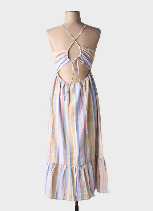 Robe mi-longue violet THE KORNER pour femme