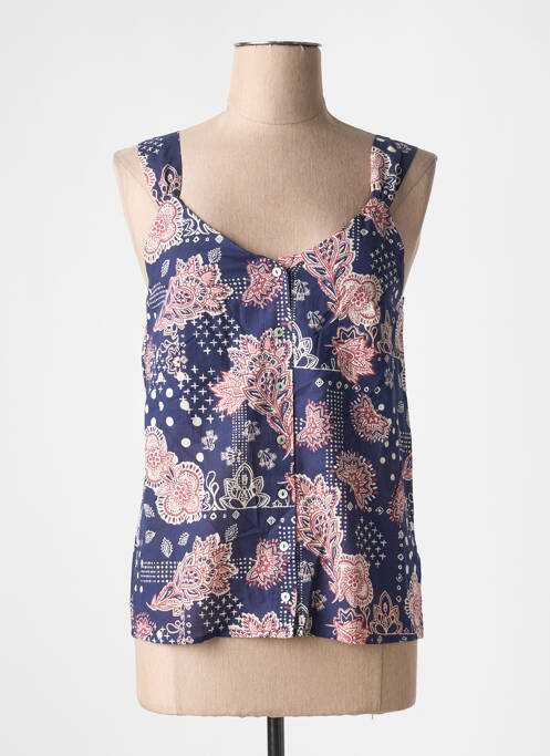 Top bleu LOLA ESPELETA pour femme