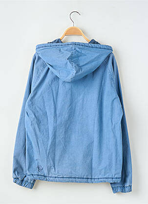 Parka fermeture zippée sur le devant a capuche bleu PEPE JEANS fille