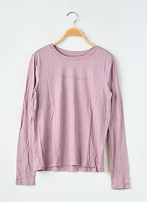 Top manches longues manches longues violet TEDDY SMITH fille