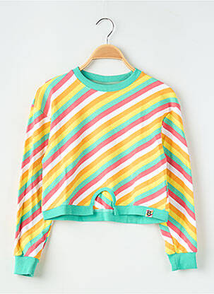 Sweat-shirt manches longues manches longues jaune BOBOLI fille