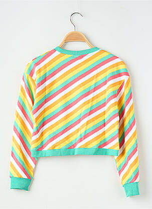 Sweat-shirt manches longues manches longues jaune BOBOLI fille