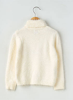Pull coupe droite manches longues beige BOBOLI fille