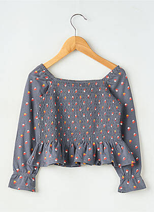 Top manches longues manches longues gris BOBOLI fille