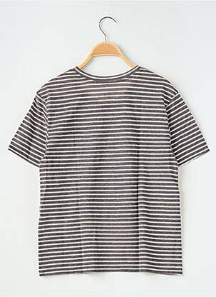 T-shirt coupe droite manches courtes noir TEDDY SMITH fille