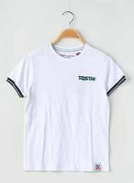 T-shirt coupe droite manches courtes blanc TEDDY SMITH garcon