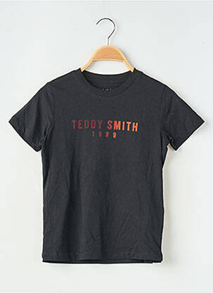 T-shirt coupe droite manches courtes noir TEDDY SMITH fille