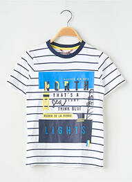 T-shirt coupe droite manches courtes blanc BOBOLI garcon