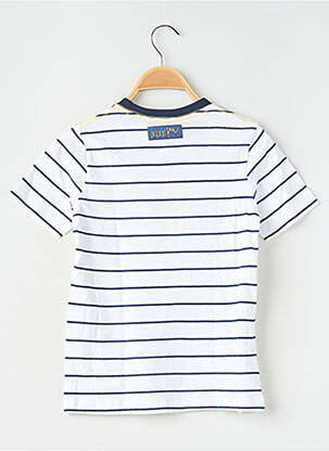 T-shirt imprimé fantaisie manches courtes blanc BOBOLI garçon