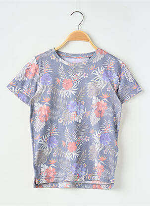 T-shirt stretch manches courtes gris TEDDY SMITH garçon