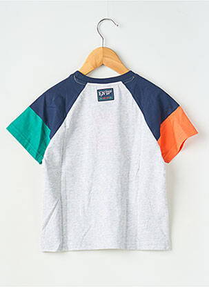 T-shirt imprimé fantaisie manches courtes gris BOBOLI garçon