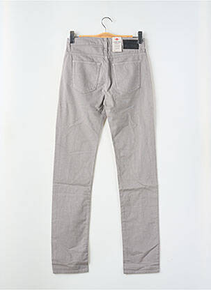 Pantalon slim fermeture zippée sous rabat boutonné gris LEE COOPER homme