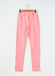 Pantalon slim taille élastique taille élastique rose BOBOLI fille