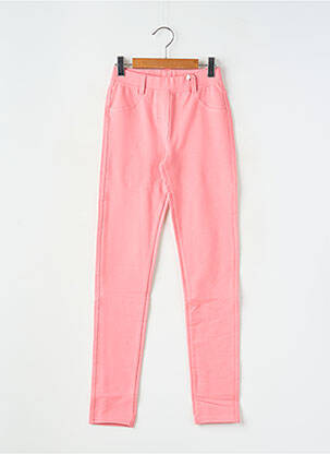 Pantalon slim taille élastique taille élastique rose BOBOLI fille