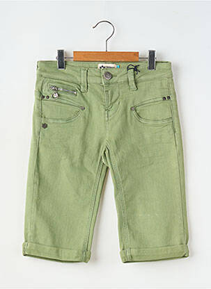 Bermuda coupe droite vert FREEMAN T.PORTER homme