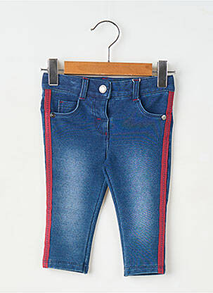 Pantalon slim taille élastique taille élastique bleu BOBOLI enfant