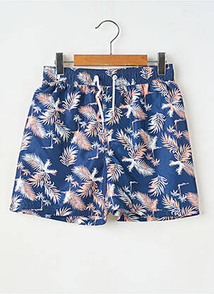 Short de bain imprimé fantaisie bleu 3 POMMES garcon