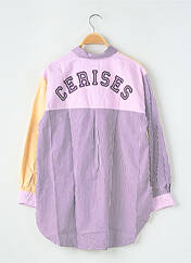 Chemisier violet LE TEMPS DES CERISES pour fille seconde vue