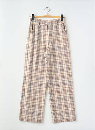 Pantalon droit beige THE KORNER pour femme