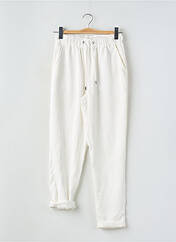 Pantalon droit blanc TEDDY SMITH pour femme seconde vue