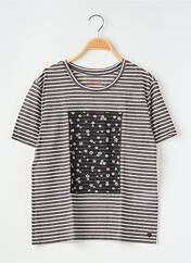 T-shirt noir TEDDY SMITH pour fille seconde vue