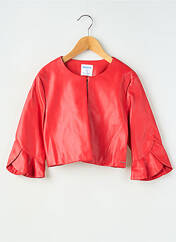Veste simili cuir rouge MAYORAL pour fille seconde vue