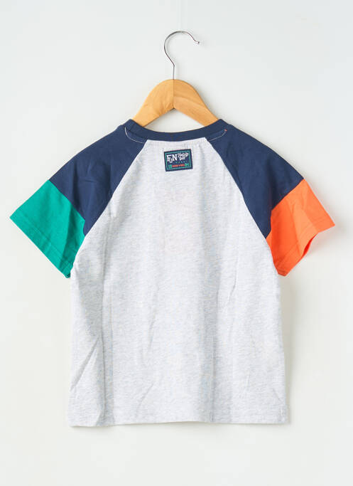 T-shirt coupe droite manches courtes gris BOBOLI garcon