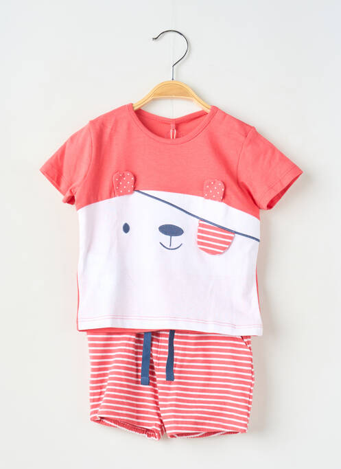 Ensemble short rose BOBOLI pour fille