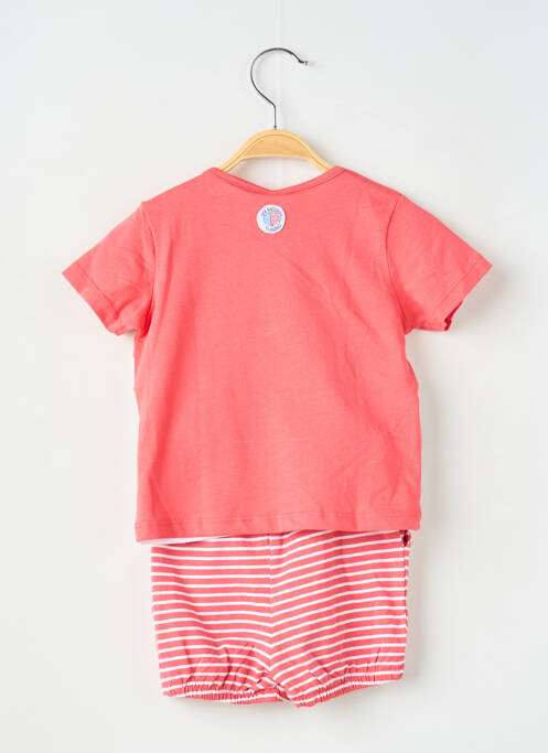 Ensemble short rose BOBOLI pour fille